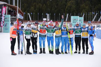 Команда Свердловской области выиграла эстафету на чемпионате России по биатлону