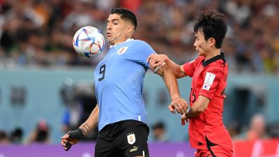 Уругвай и Южная Корея сыграли вничью в их первом матче на ЧМ в Катаре